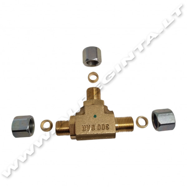 Vamzdelio D8 sujungimas-trišakis 8x8x8 M.T.M Vamzdelio D8 sujungimas-trišakis 8x8x8 M.T.M